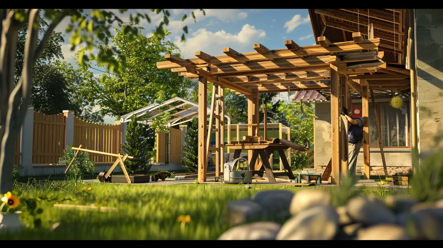 Comment réaliser une pergola en bois soi-même